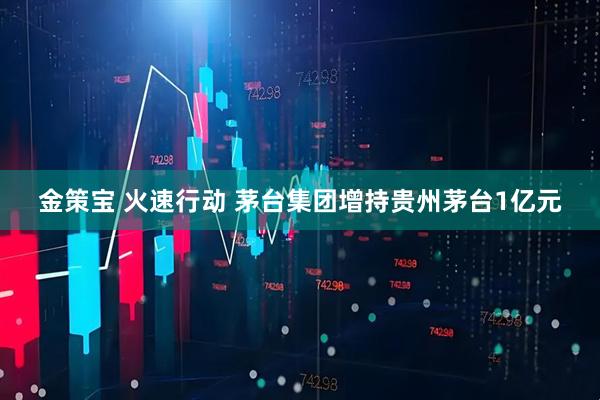 金策宝 火速行动 茅台集团增持贵州茅台1亿元