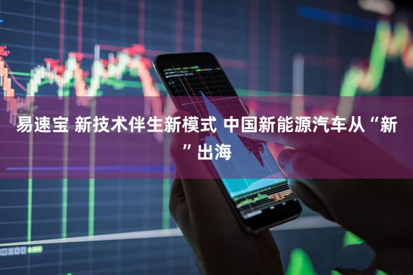 易速宝 新技术伴生新模式 中国新能源汽车从“新”出海