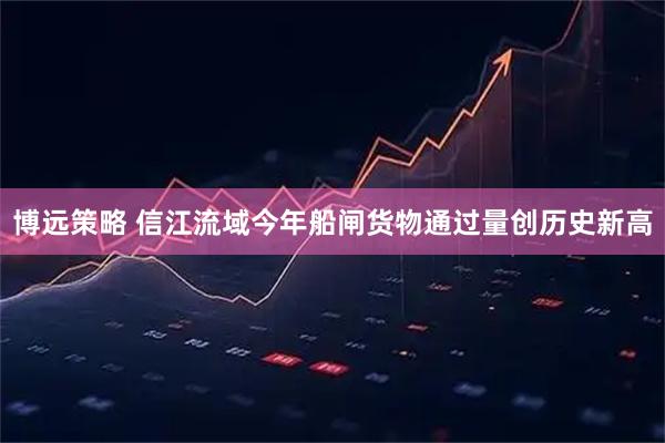 博远策略 信江流域今年船闸货物通过量创历史新高